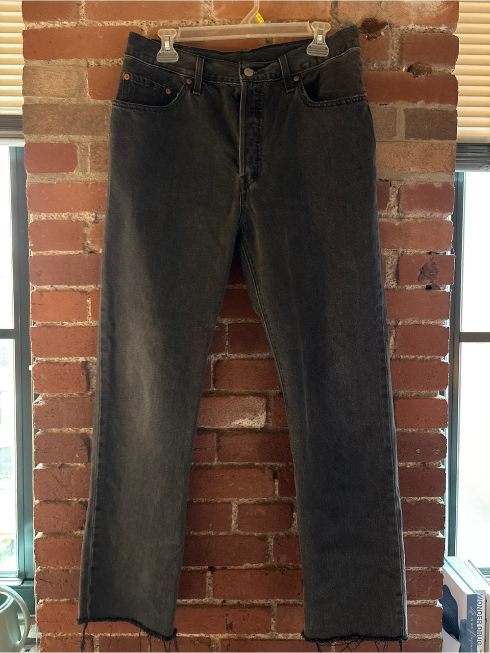 Levi’s  Straight-Leg Black Jeans